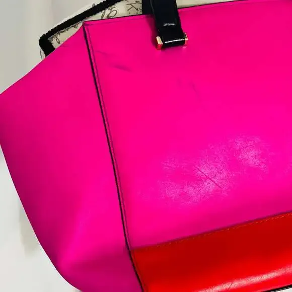 Kate Spade New York 2 Park Avenue Beau Bag in Pink and Red - Picture 11 of 16